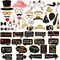 60Pcs Wedding Photo Booth Props, Wedding Props for Photos Bachelorette Props Photo Booth Wedding Booth Photo Props for Wedding Shower Party Decorations Seller Assistant: Fetching data...
